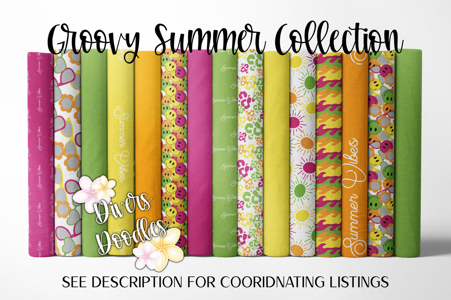 Sunglasses Seamless File, Summer Digital Paper, Summer Seamless Pattern, Collage Seamless File, Retro Background Digital, Summer Vibes